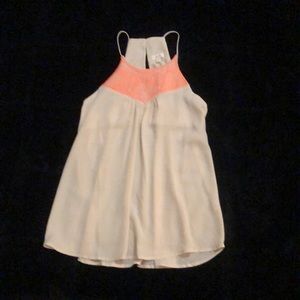 Ivory Sleeveless Swing Top